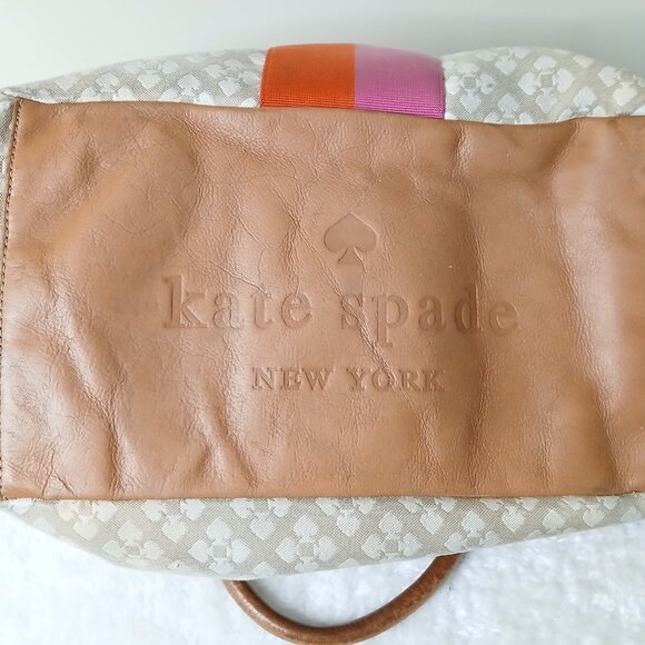 Kate Spade Stevie Baby Canvas and Leather Diaper Bag - Picture 10 of 14